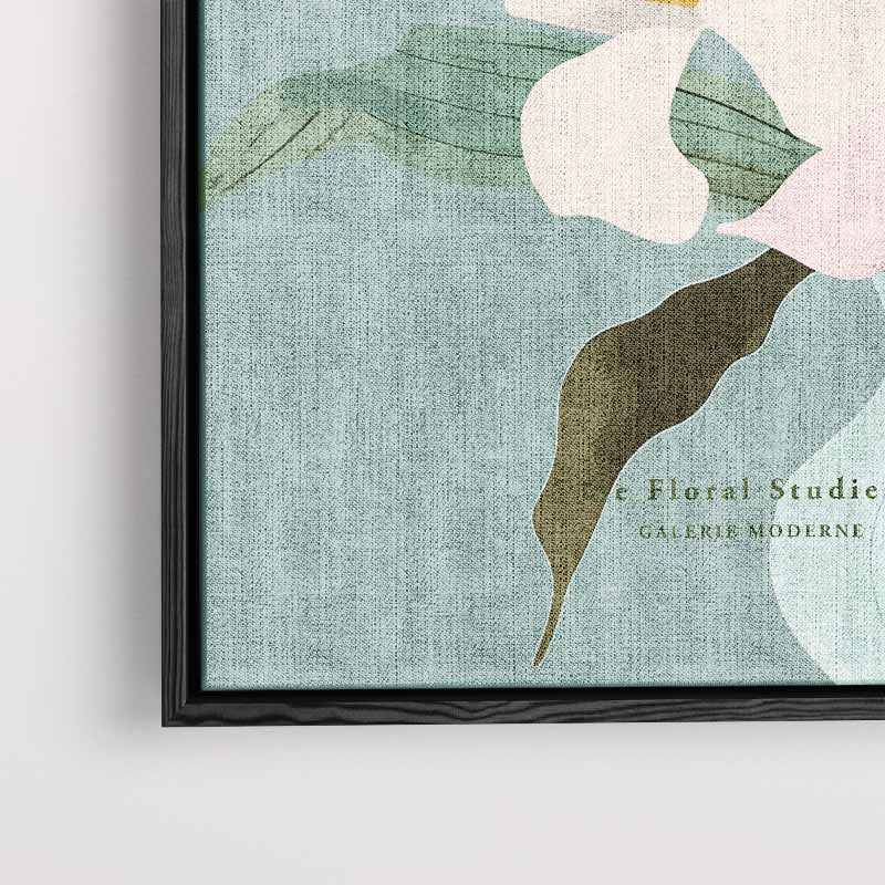 Botanique Bloemenpracht – canvas wanddecoratie in portret formaat
