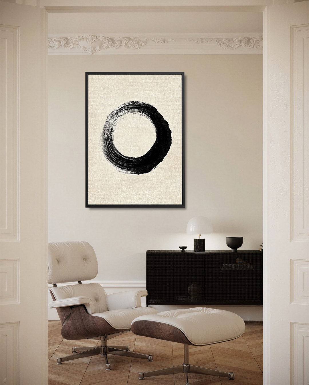 Cirkel – moderne staande wandkunst
