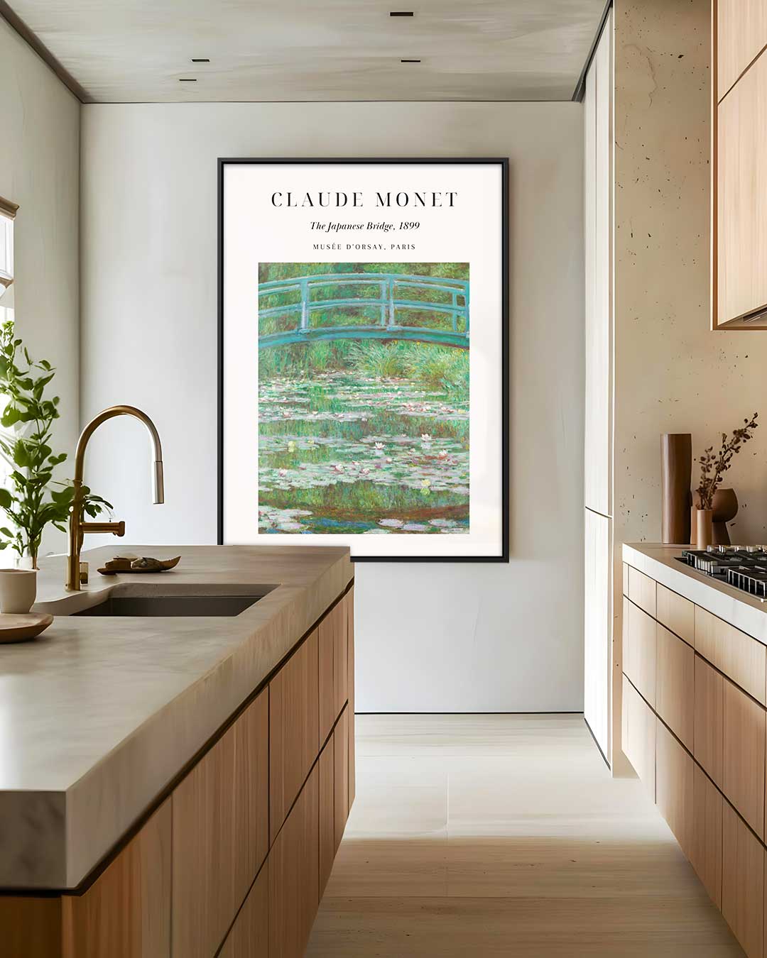 De Japanse Brug – staande wandkunst voor woonkamer of interieur