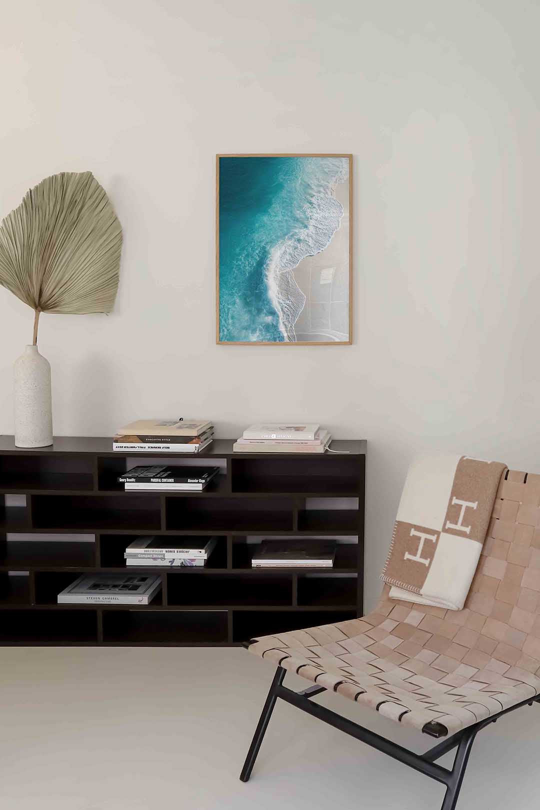 Strand en oceaan – natuur poster in staand formaat