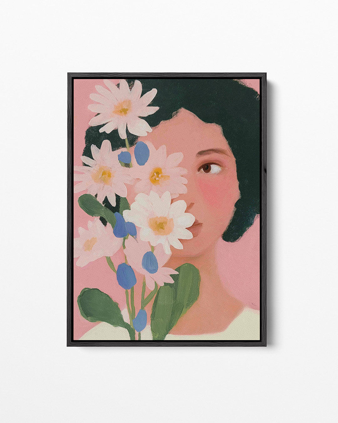 Bloemenportret – staand wanddecoratie kunstwerk