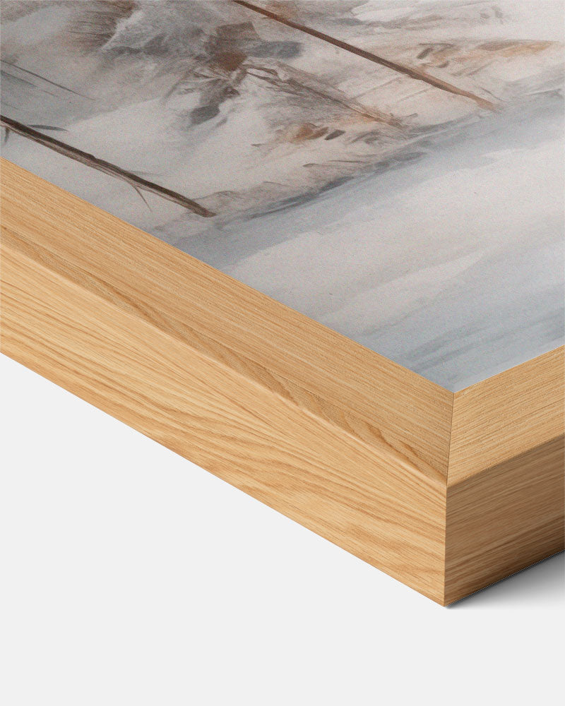 Winterse Bosdroom – staande muurposter voor kerst