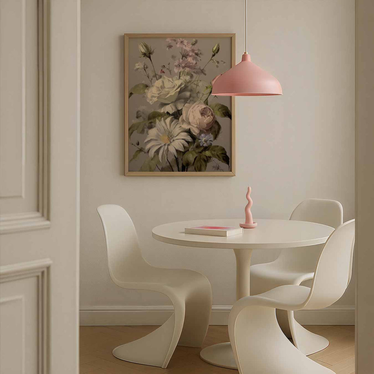 Romantische Bloemenpracht – bloemen poster in staand formaat