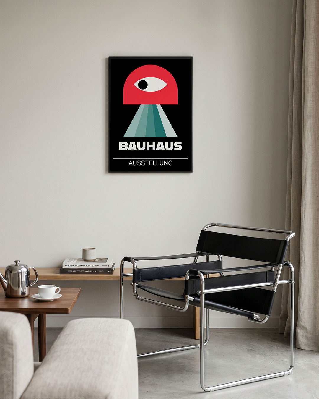 Vorm en kleur – geometrische Bauhaus poster in staand formaat