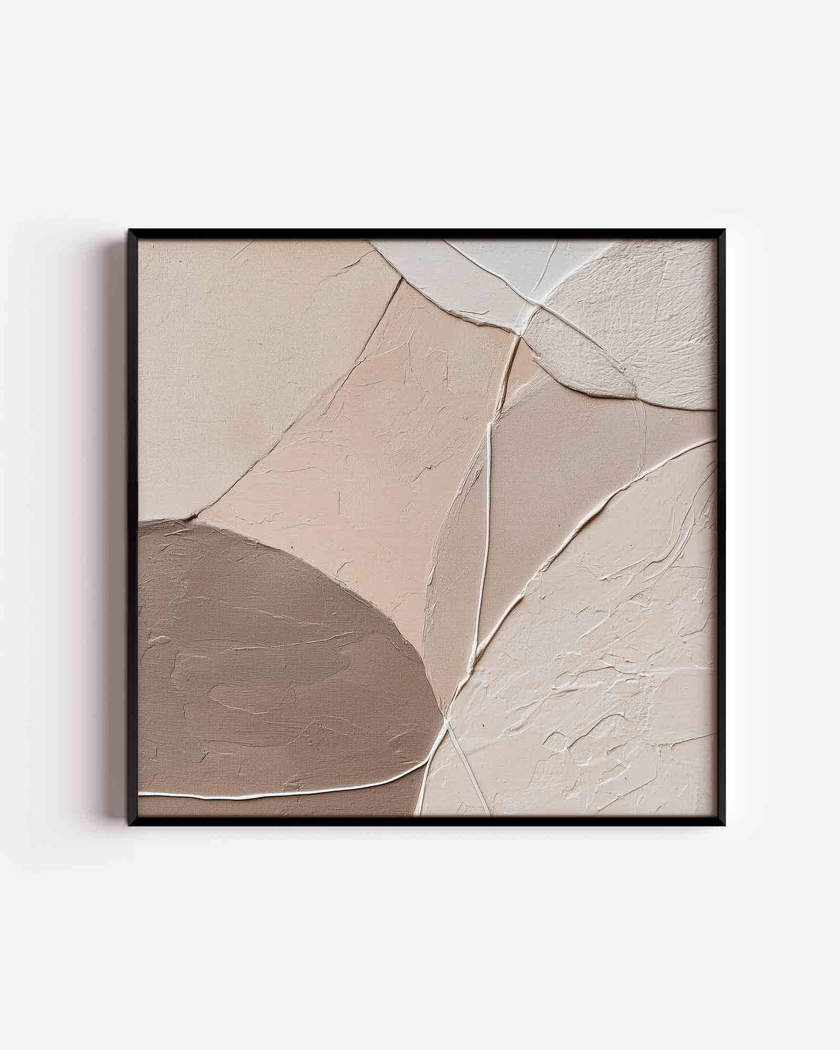 Abstracte vormen – abstracte vierkante poster als wanddecoratie