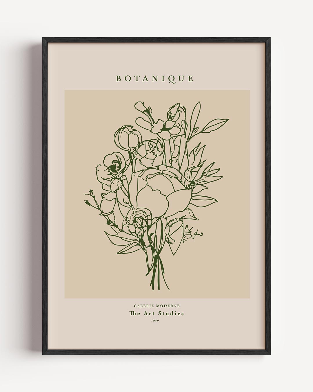Botanique Kunstposter – bloemen portret poster als wanddecoratie
