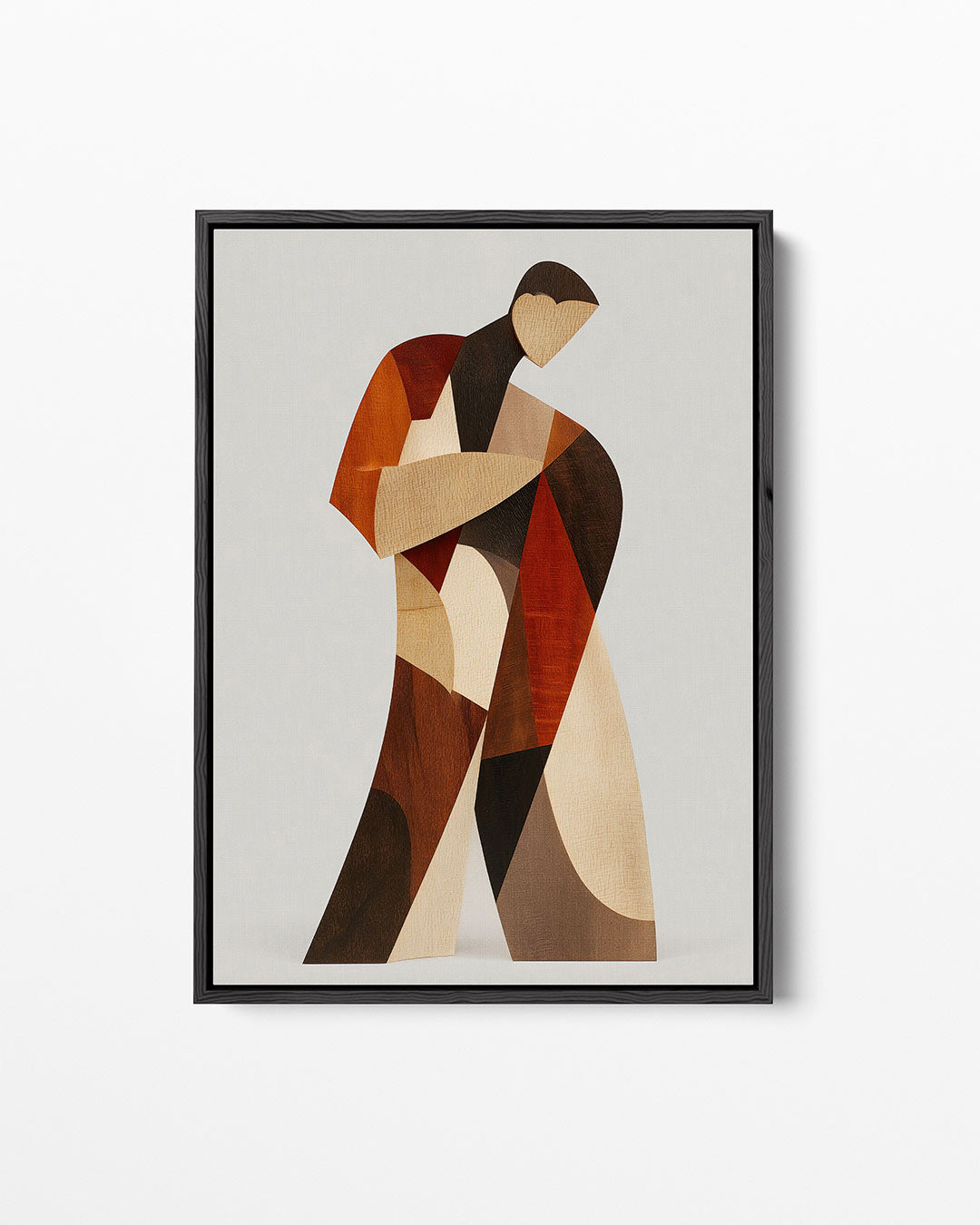Geometrische figuren – staand wanddecoratie kunstwerk