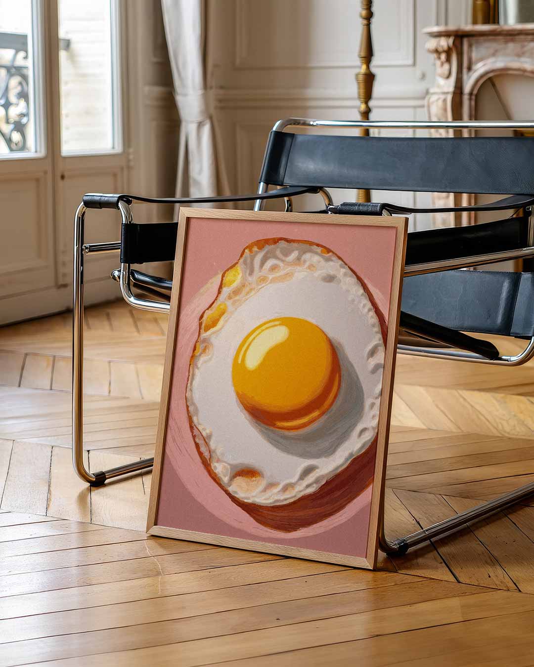 Perfect Gebakken Ei – urban poster in staand formaat
