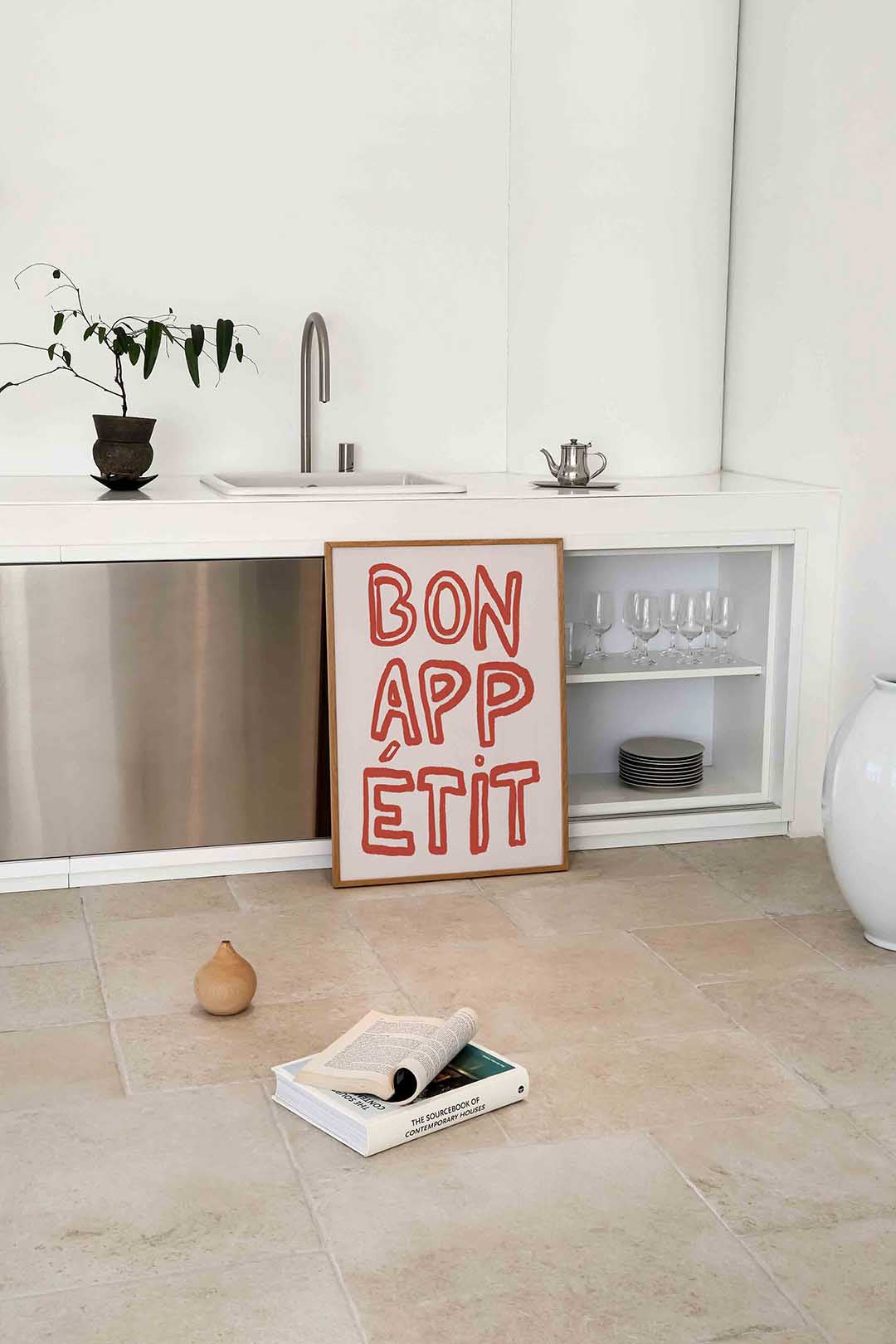 Bon appétit – culinaire wandkunst als portret poster