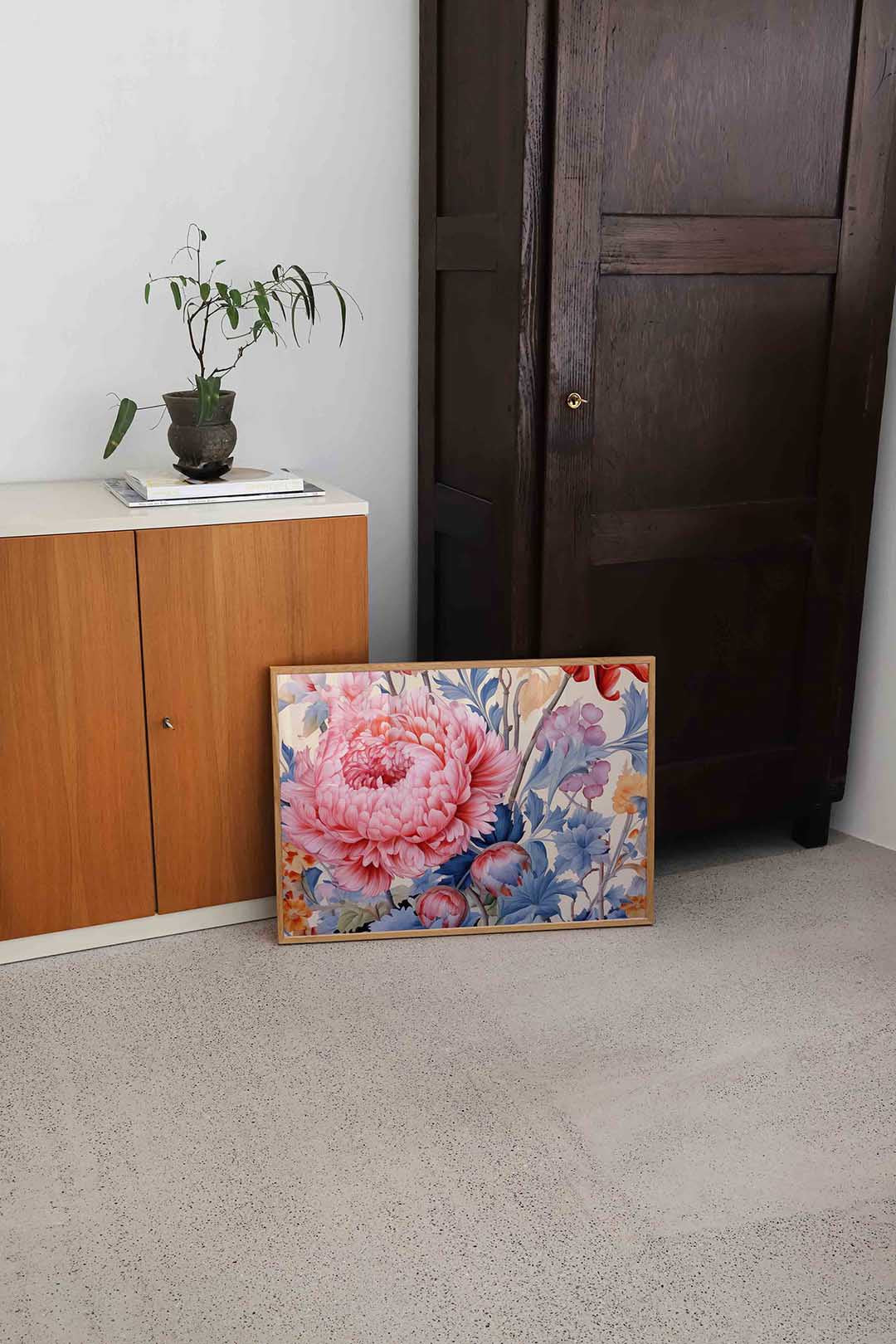 Bloemenpracht – bloemen wandkunst als landscape poster