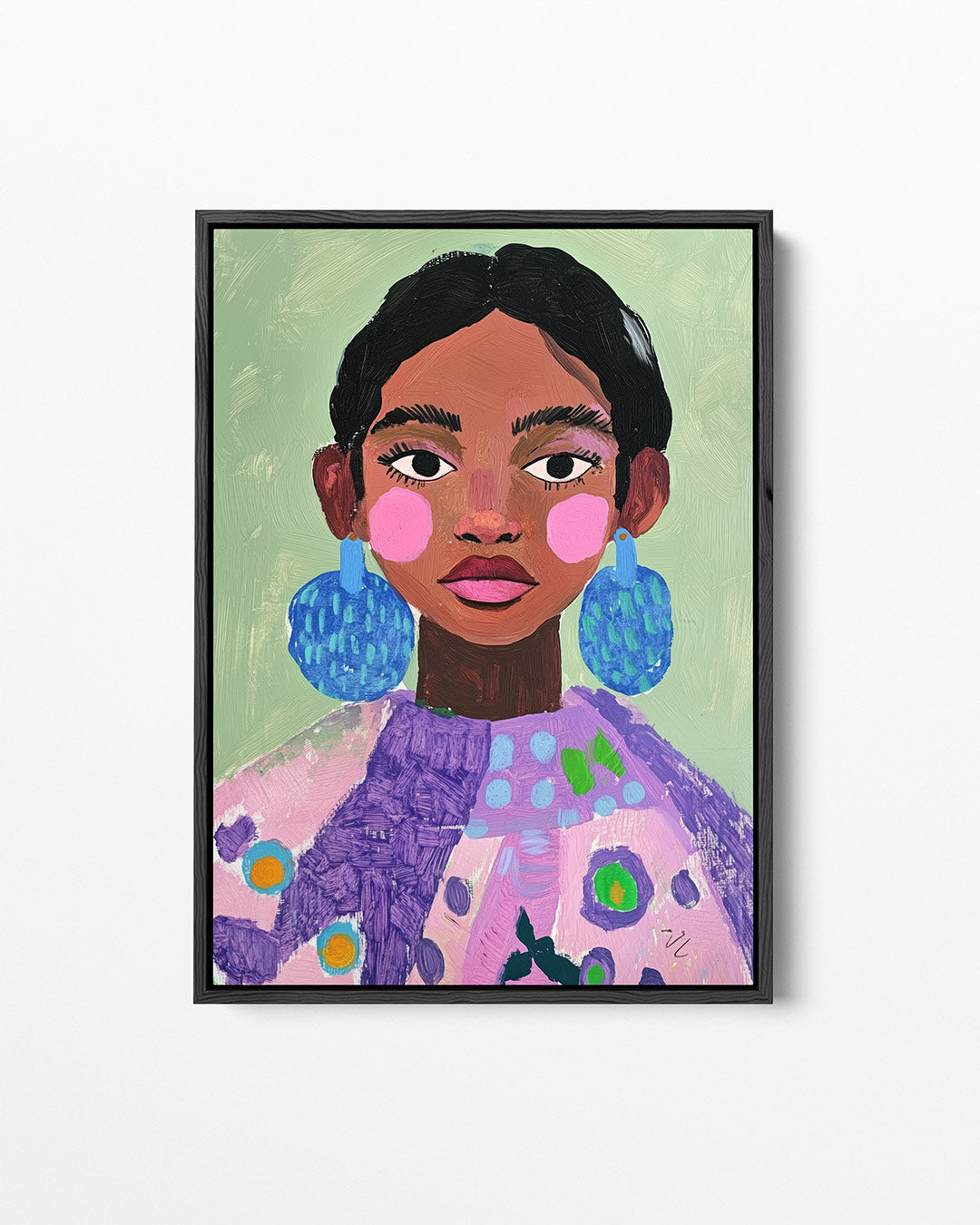 Portret – staand wanddecoratie kunstwerk