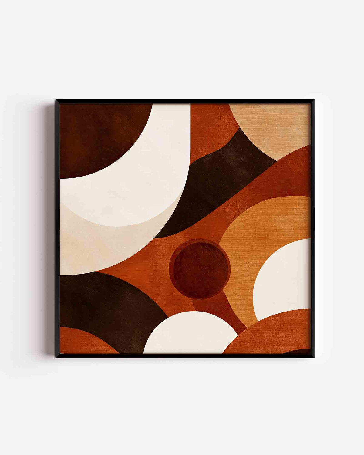 Abstracte vormen – abstracte vierkante poster als wanddecoratie