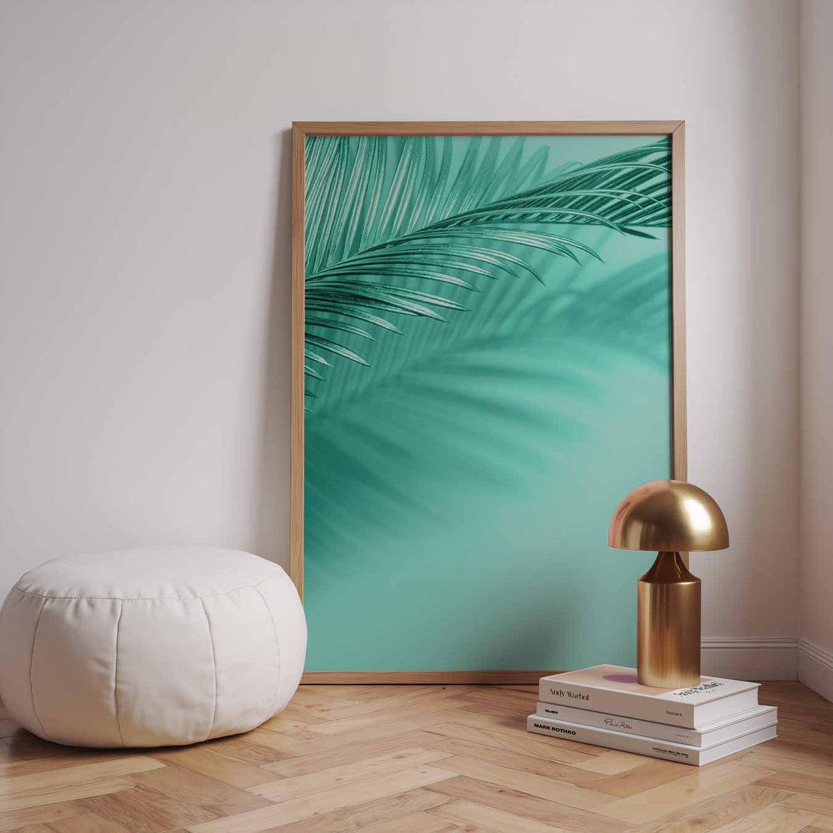 Tropical Leaf Dreams – urban poster in staand formaat