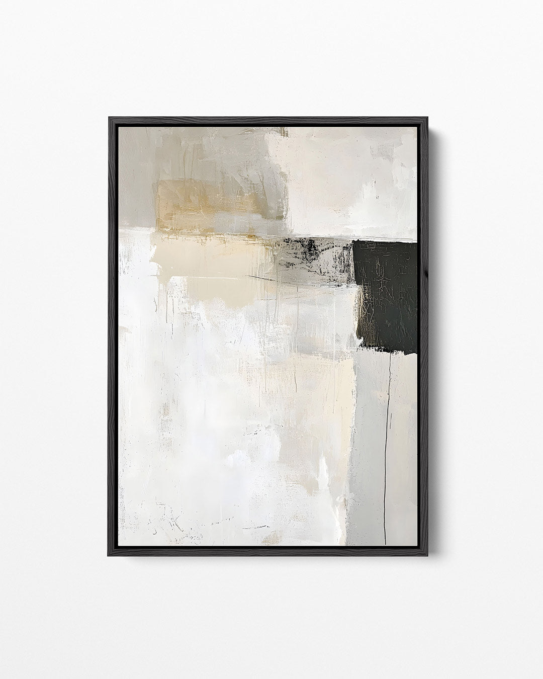 Neutrale compositie – staand wanddecoratie kunstwerk