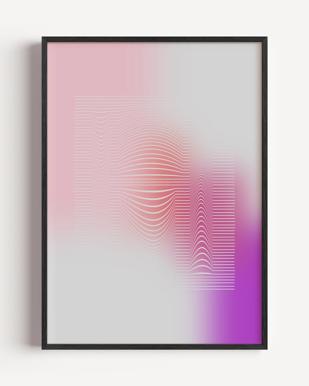 Pastel Dromen Wanddecoratie – kleurrijke abstracte portret poster als wanddecoratie