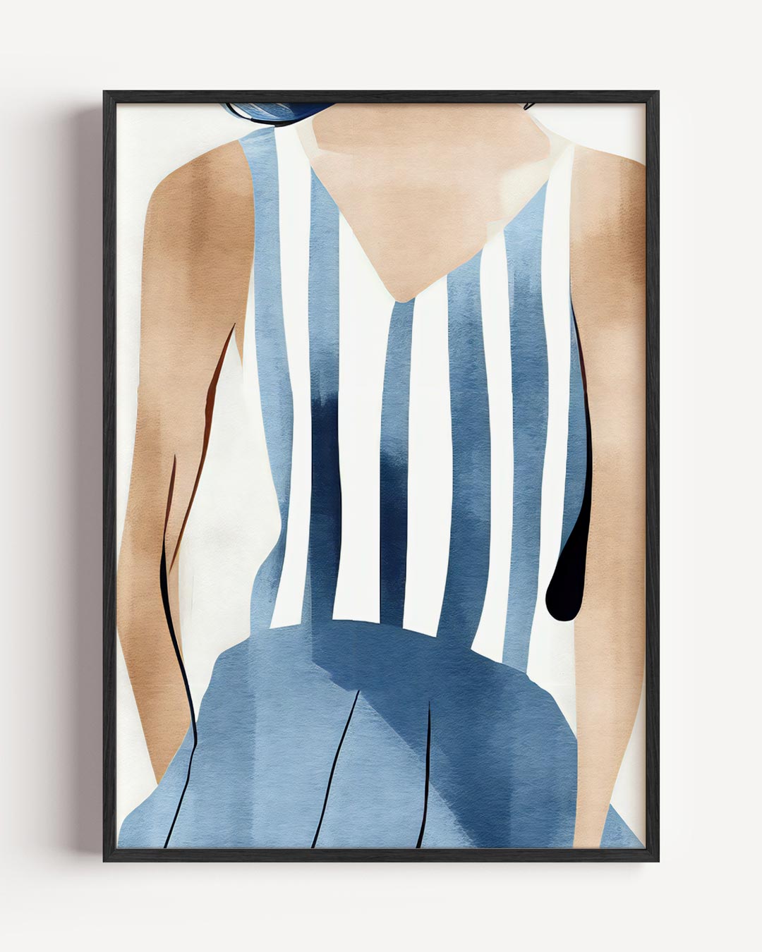 Moderne Kunstzinnige Modeposter – vrouwelijk portret poster als wanddecoratie