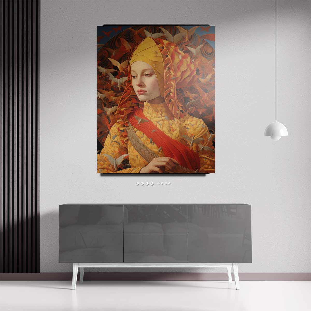 Vlinders in Verbeelding – staand kunstwerk voor modern interieur