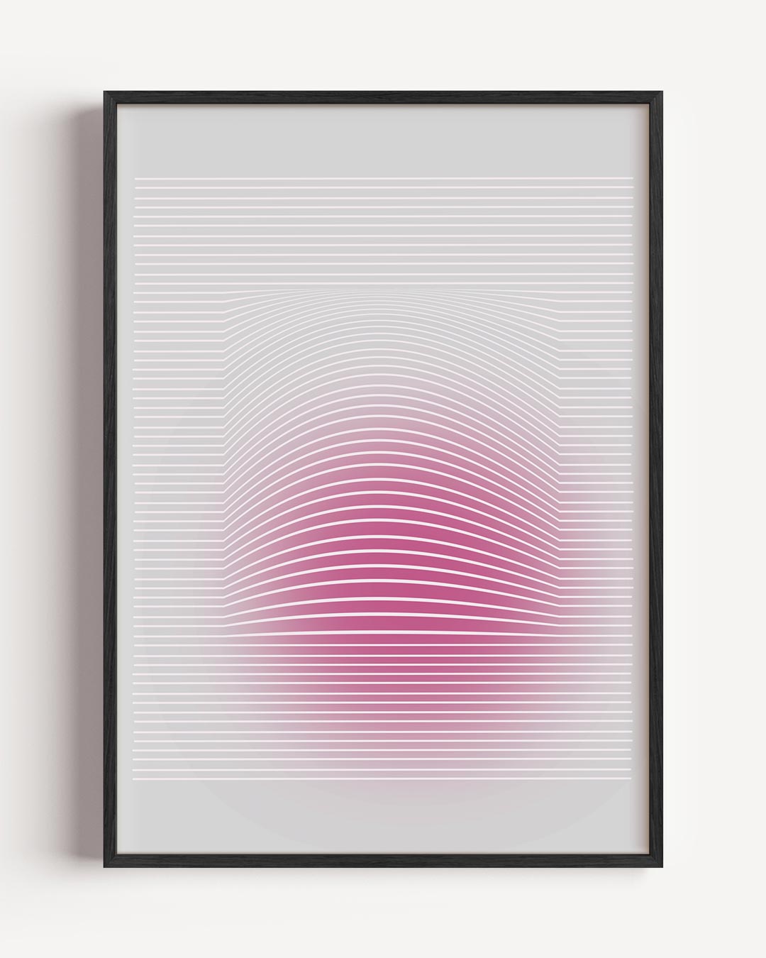 Moderne Geometrische Kunst – kleurrijke abstracte portret poster als wanddecoratie