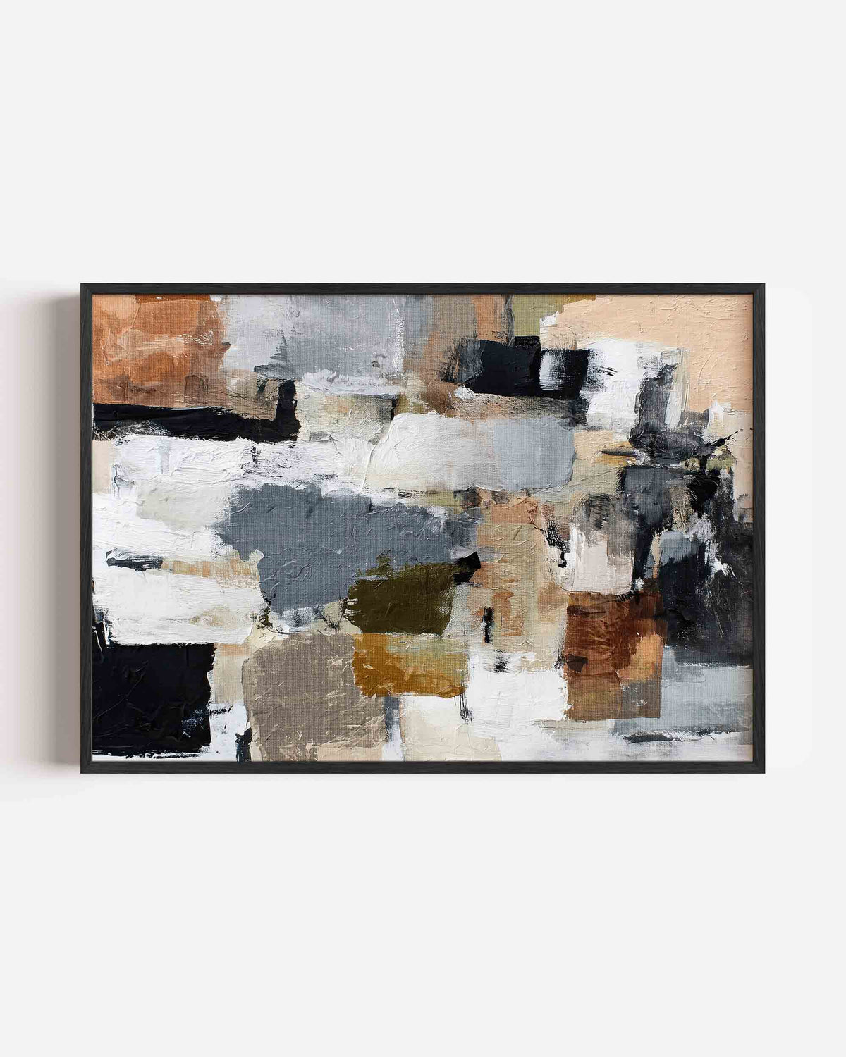 Abstracte vormen – abstracte landscape poster als wanddecoratie