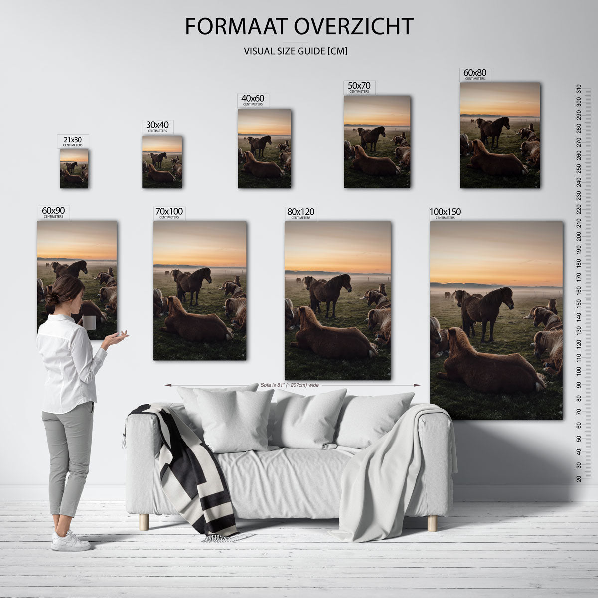 Abstracte poster – sfeerbeeld – een abstracte poster met donkere tinten en een rustige visuele opbouw.