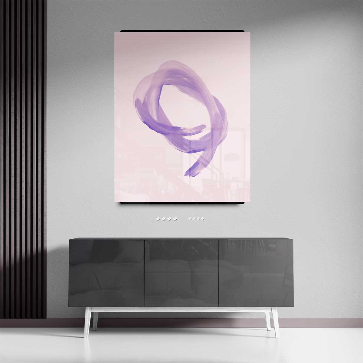 Dans van Lila – portret wandkunst van WallArtistic