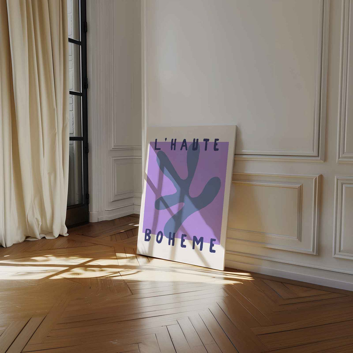 L'Haute Boheme Abstract Art – modern portret kunstwerk van WallArtistic