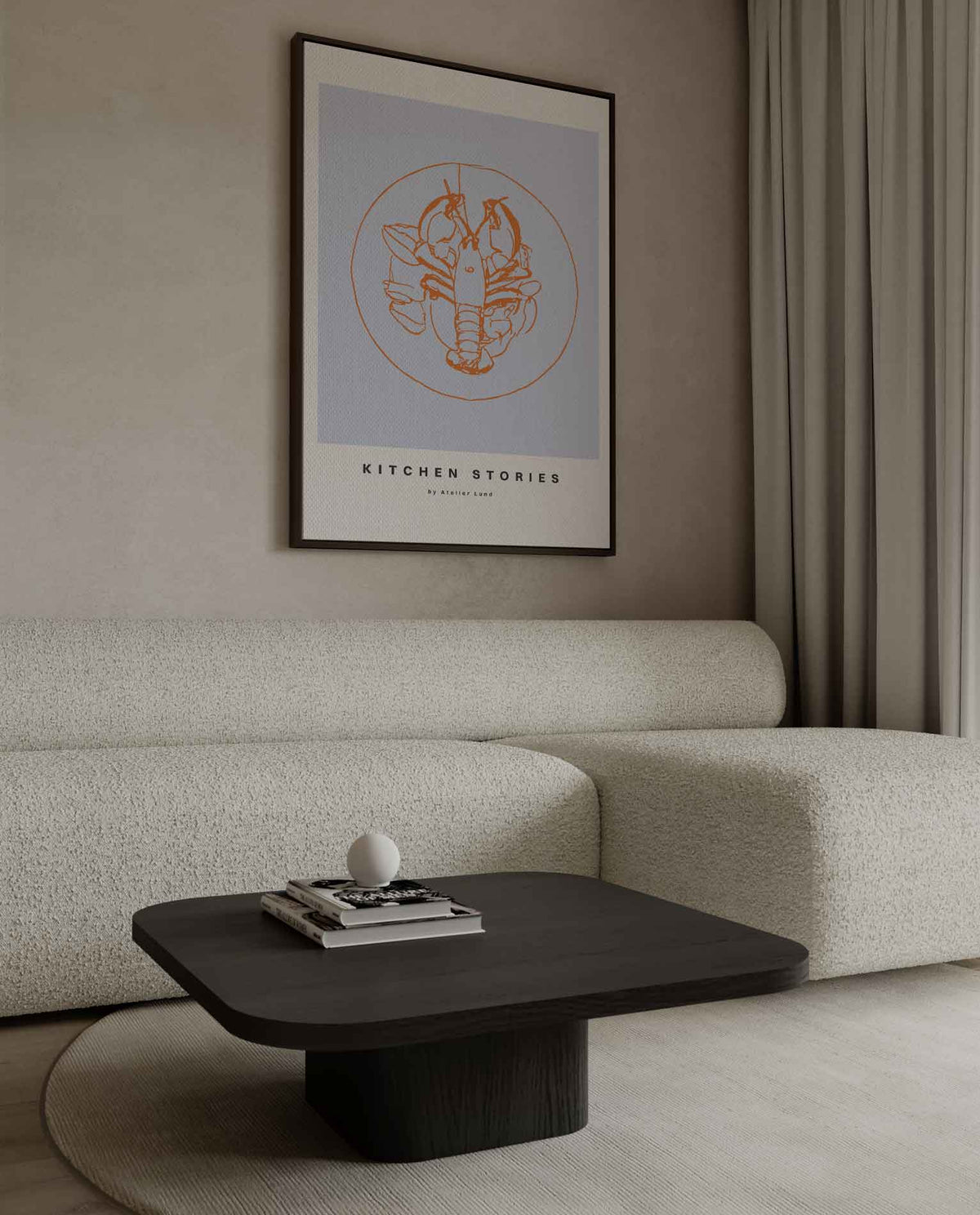 Kitchen Stories - Kunstposter – dibond wanddecoratie in staand formaat