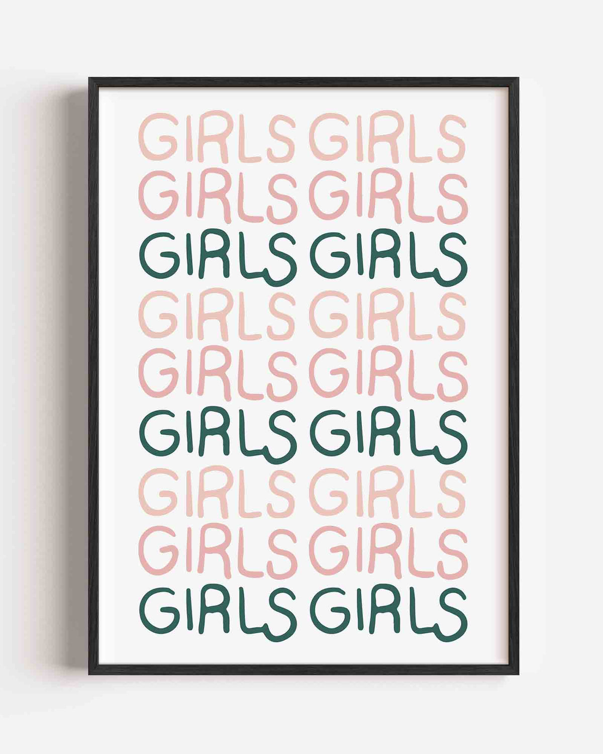 Meisjes herhaling – Pop Art portret poster als wanddecoratie