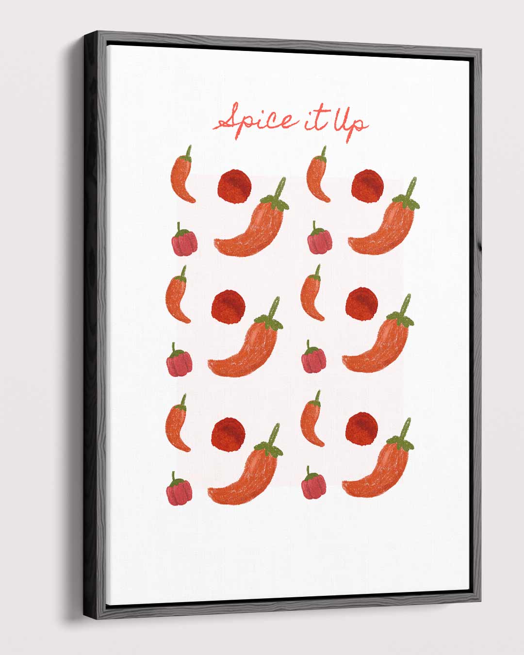 Spice it Up Poster – modern portret kunstwerk van WallArtistic