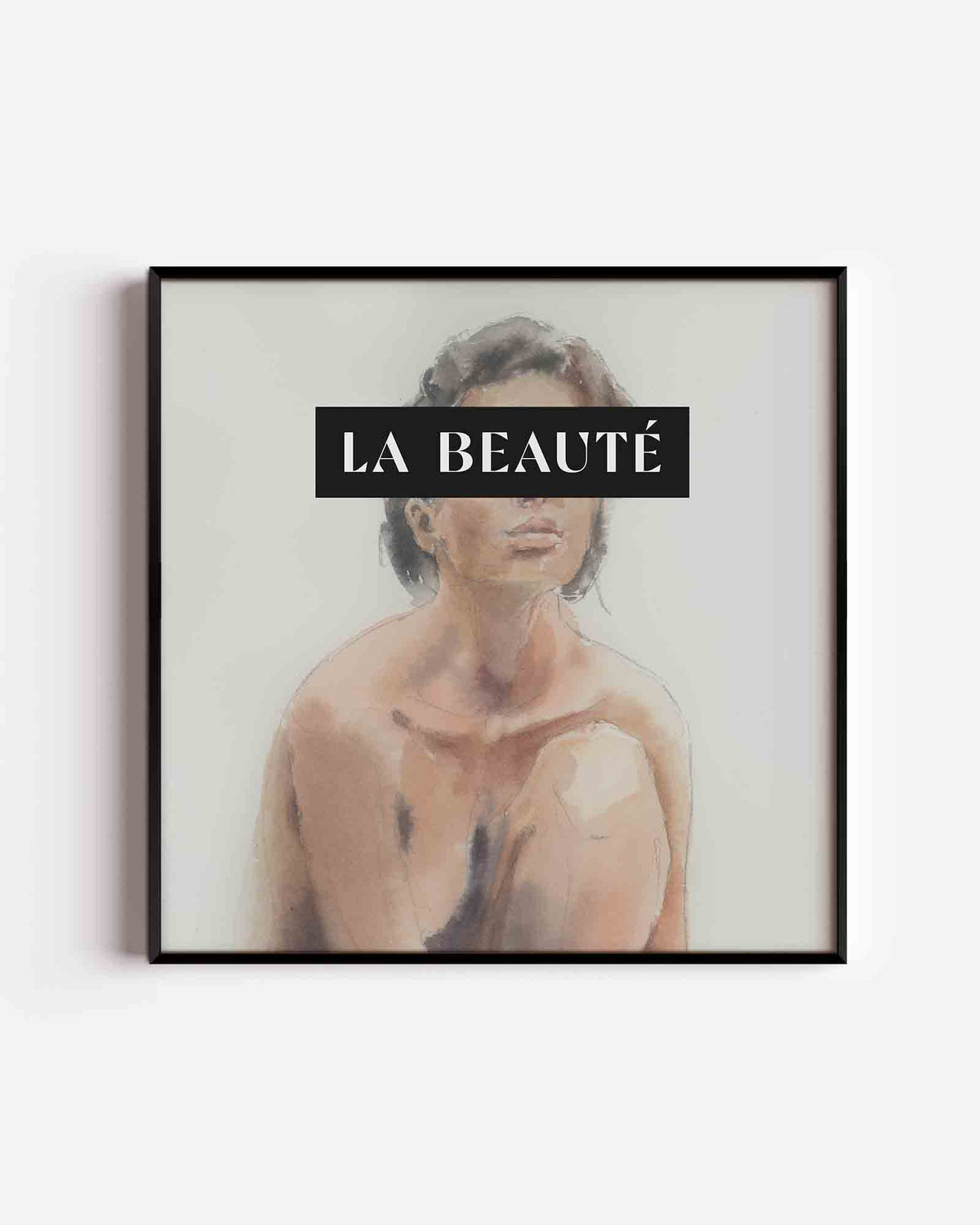 La beauté – kleurrijke illustratie poster als wanddecoratie