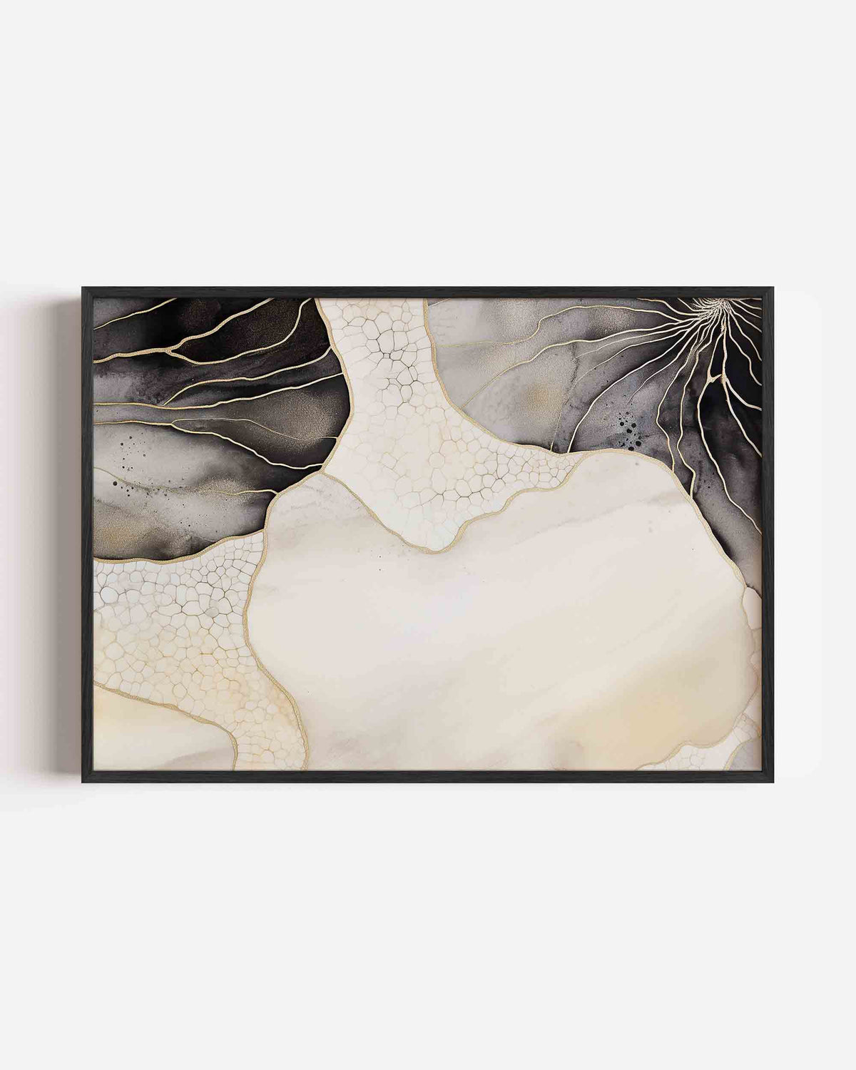 Abstracte lijnen en patronen – abstracte landscape poster als wanddecoratie