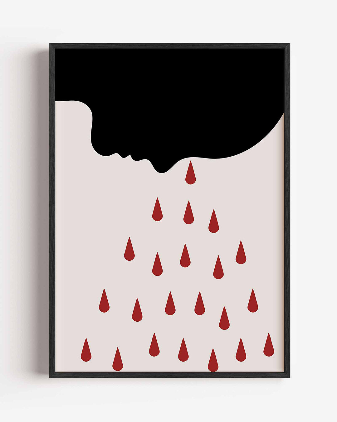 Vorm en contrast – staande Bauhaus poster als wanddecoratie