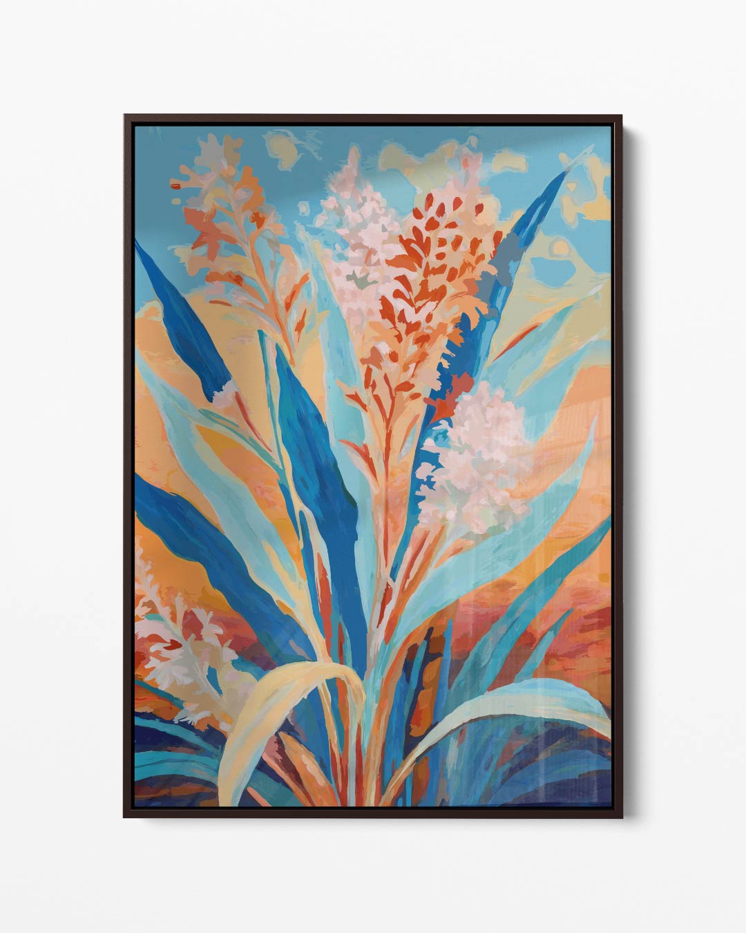 Bloemenpracht in het Veld – portret kunstwerk als wanddecoratie