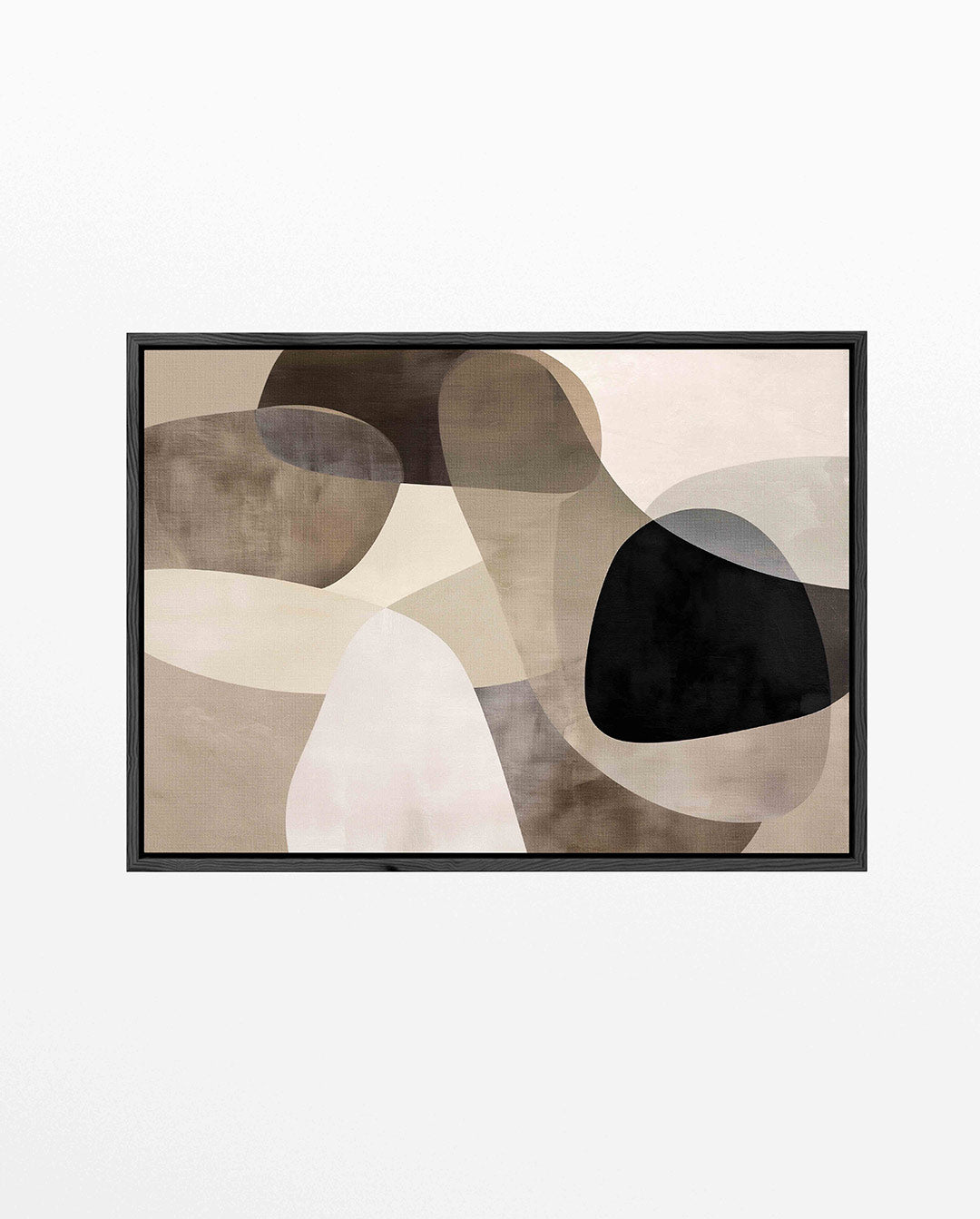 Organische vormen compositie – Rustige – liggend abstract kunstwerk
