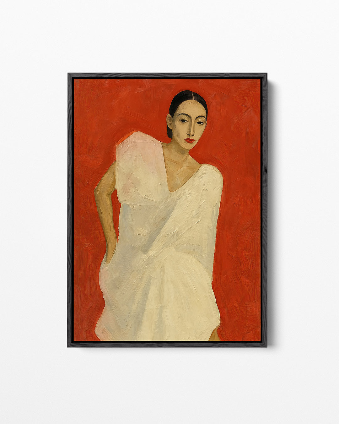 Vrouwelijk portret – staand wanddecoratie kunstwerk
