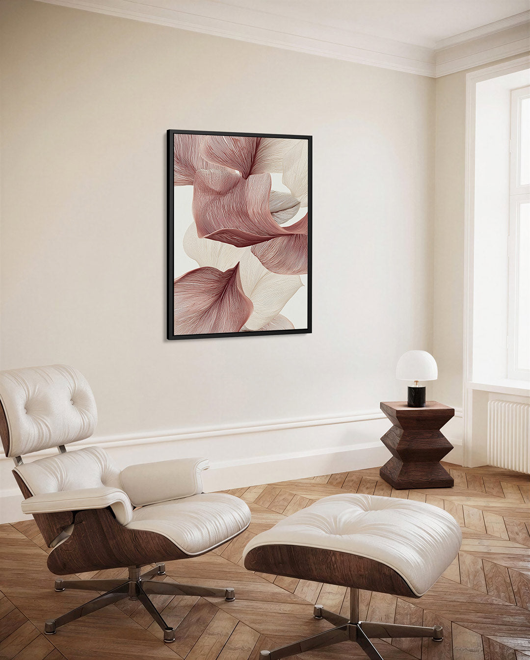 Organische lijnen – decoratief kunstwerk voor aan de muur
