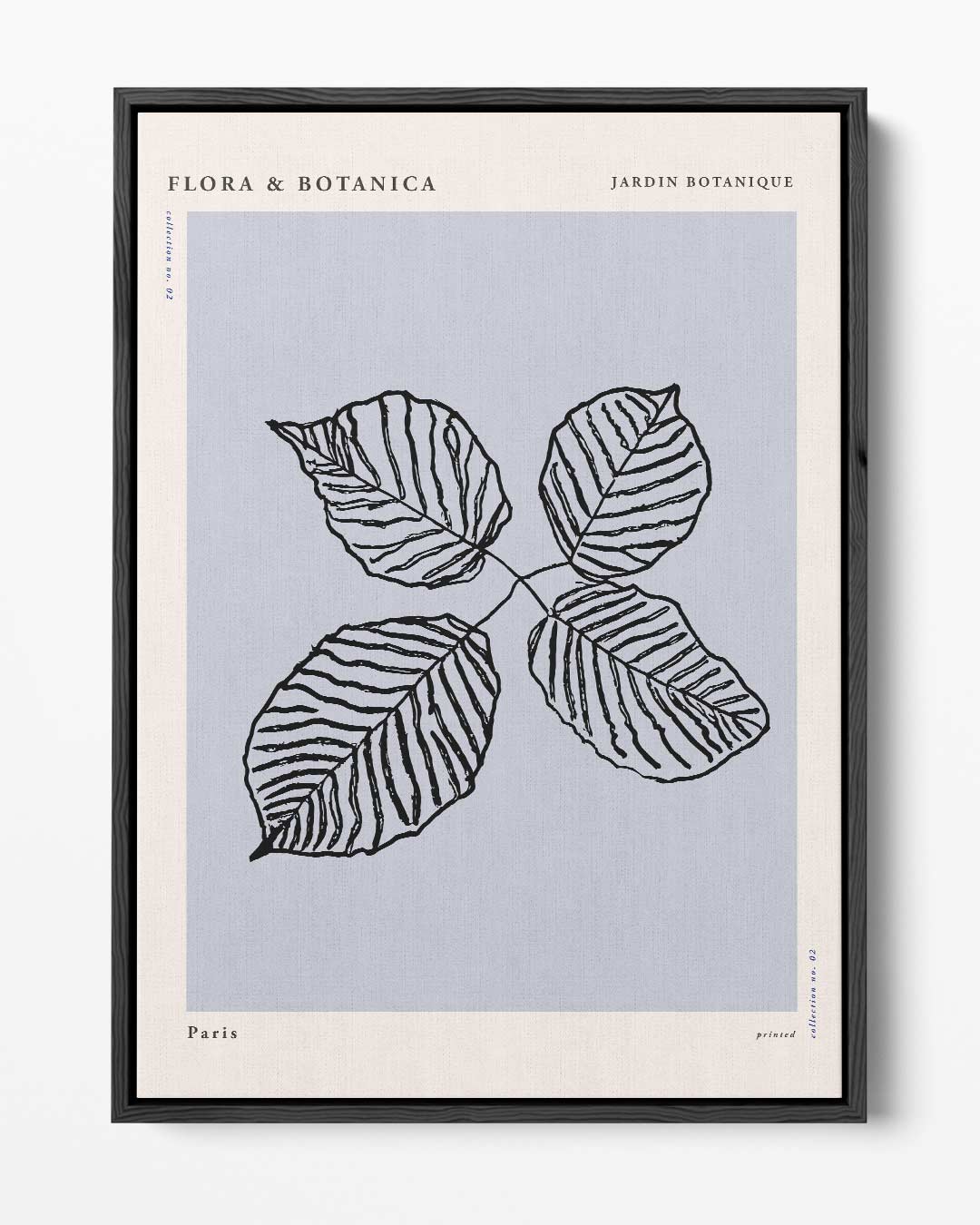 Botanische Bladeren Print – portret kunstwerk als wanddecoratie