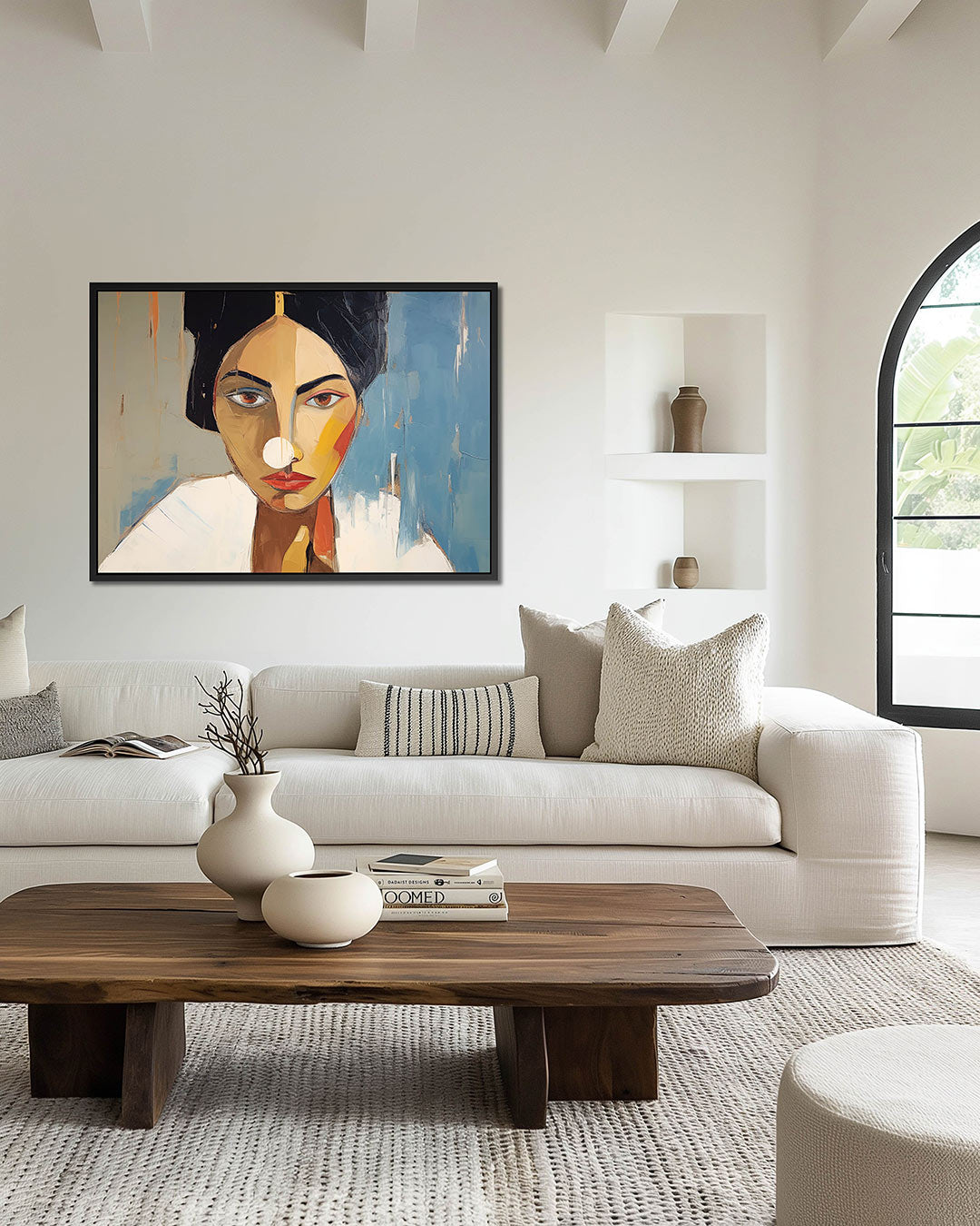 Portret compositie – wanddecoratie in interieur