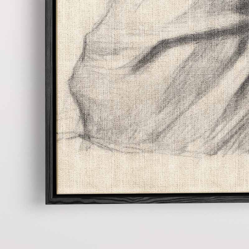 Zachte Stilte – staand kunstwerk voor modern interieur