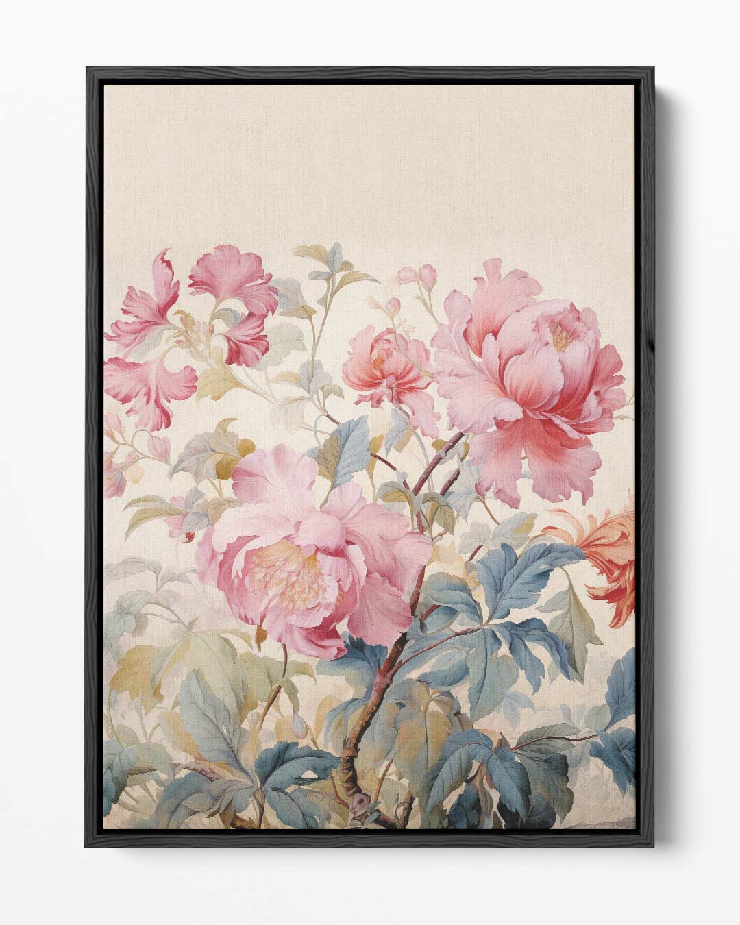 Bloemenpracht op Behang – portret kunstwerk als wanddecoratie