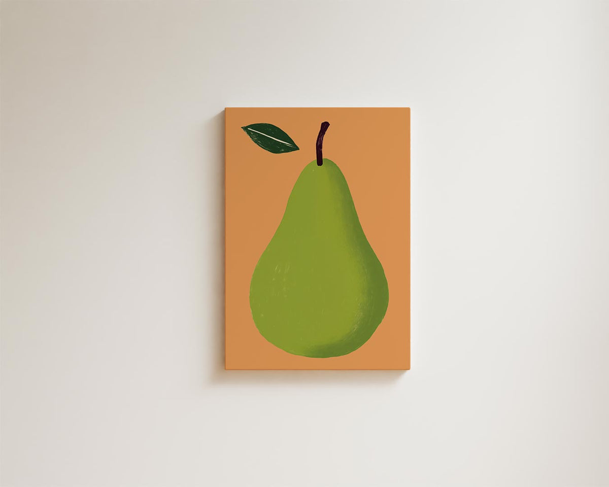 Speelse Peer Illustratie – modern portret kunstwerk van WallArtistic