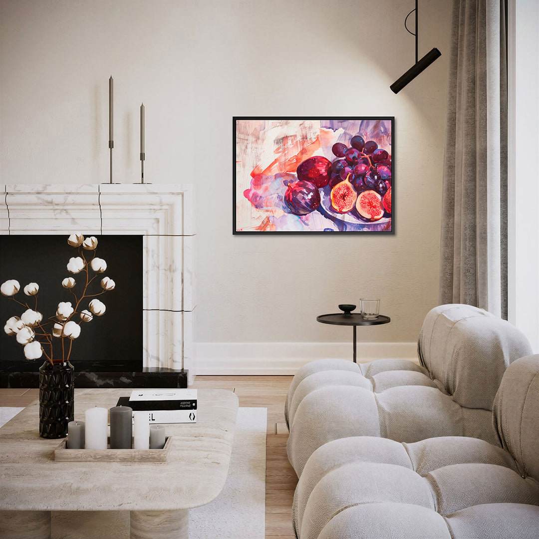 Fruit en kleuren – liggende wanddecoratie