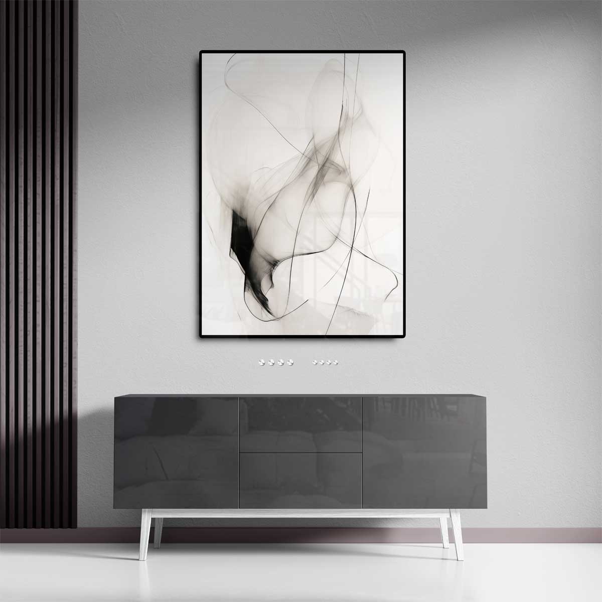 Poëtische Lijnen – staand kunstwerk voor modern interieur