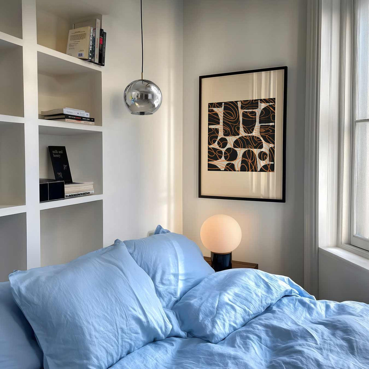 Abstracte Swirl Patronen – abstracte poster als moderne staande wanddecoratie