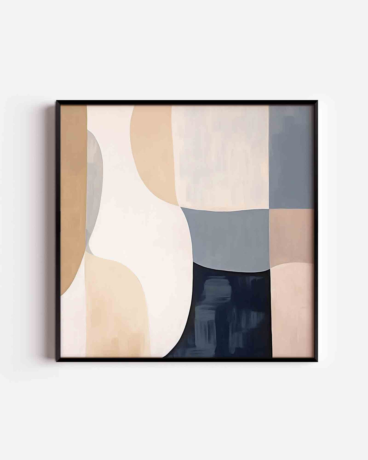 Abstracte vormen – abstracte vierkante poster als wanddecoratie