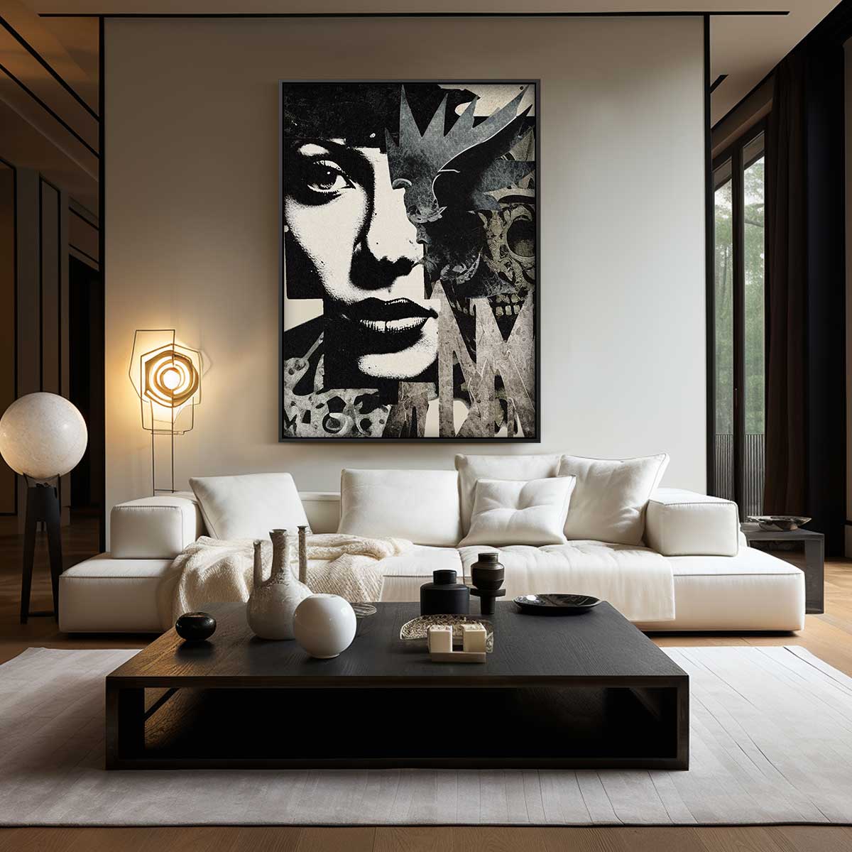 Mystieke Schatten – staand kunstwerk voor modern interieur