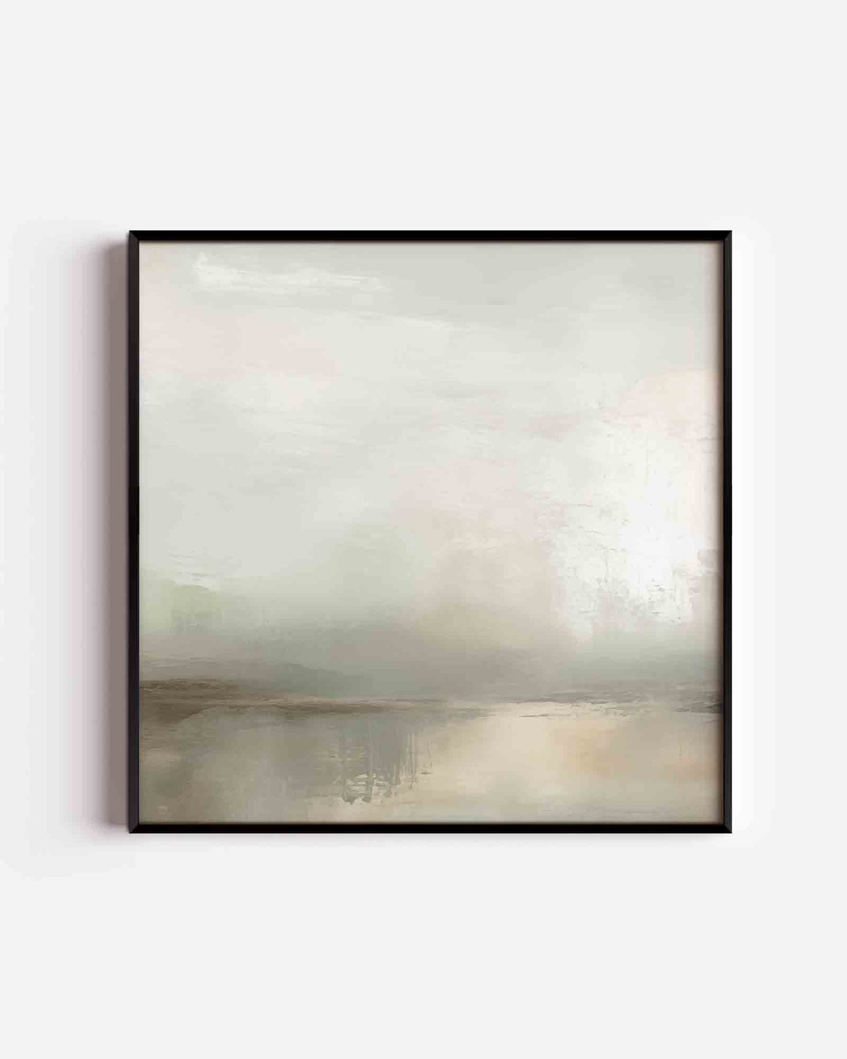 Abstracte landschap – abstracte vierkante poster als wanddecoratie