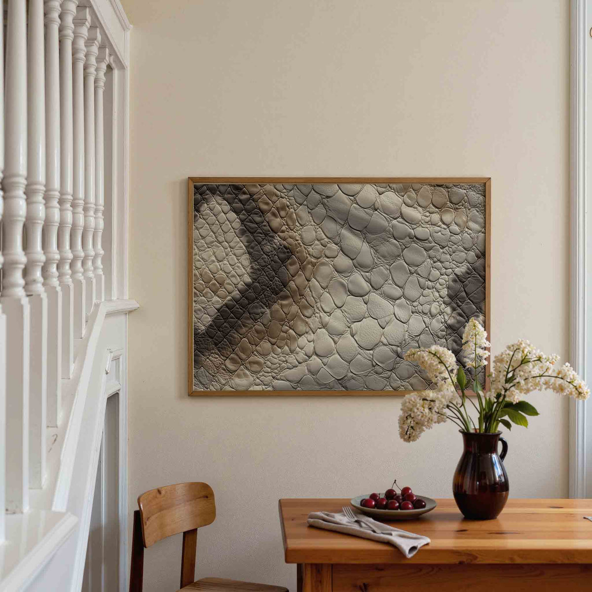 Abstracte textuur – tropische poster in liggend formaat