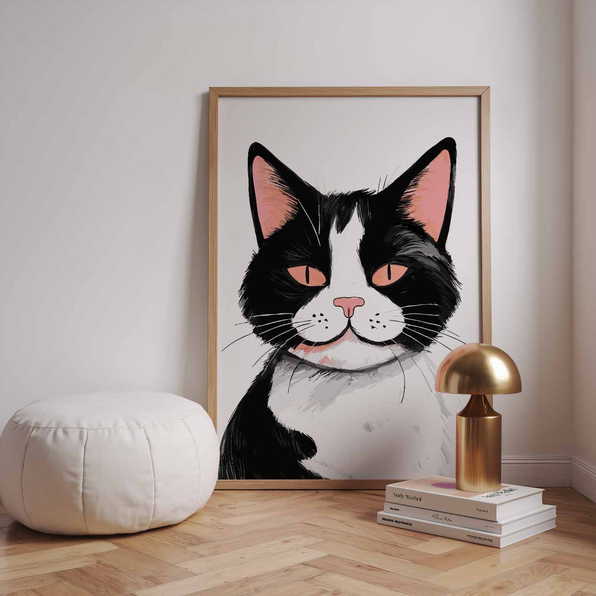 Schattige Kattenposter – dieren poster in staand formaat