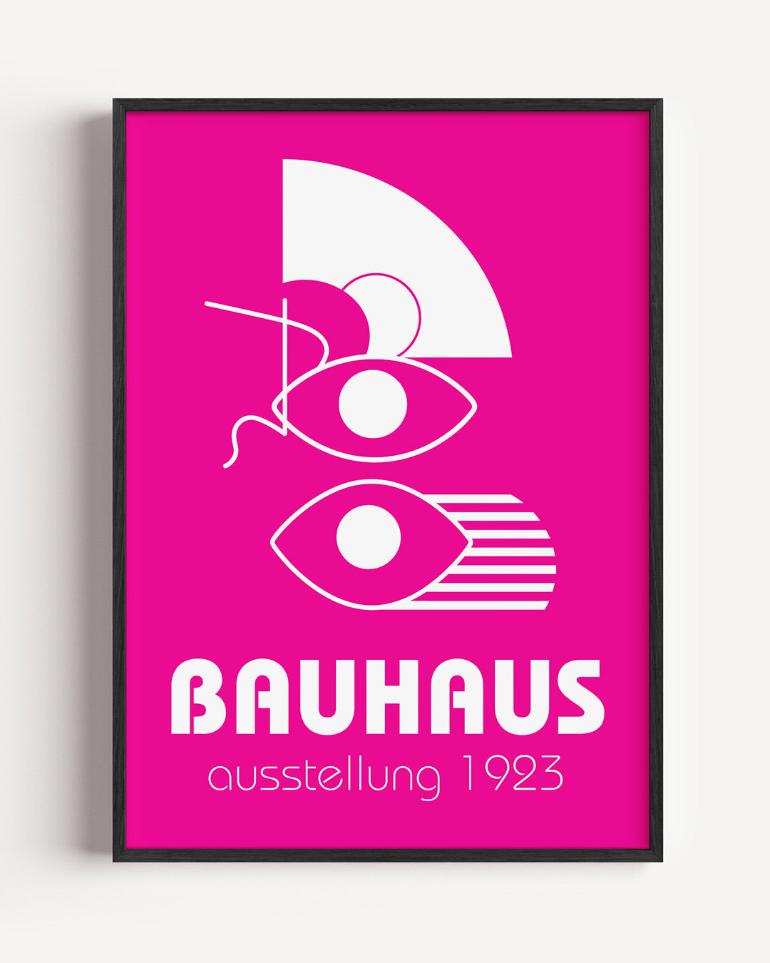 Vormen en vlakken – staande Bauhaus poster als wanddecoratie